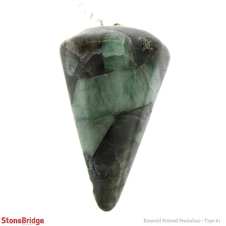 Emerald Pendulum 6 Facets & Ring    from Stonebridge Imports