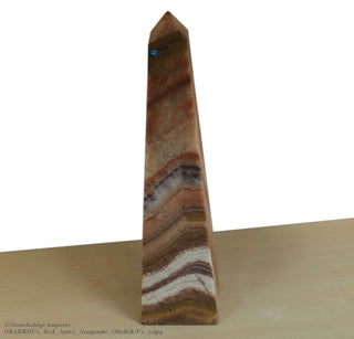 Red Aztec Aragonite Obelisk - Unique#1 - 50cm    from Stonebridge Imports