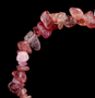 Strawberry Quartz Chip Bracelet    from Stonebridge Imports