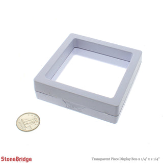 Transparent Piece Display Box - 2 1/4" x 2 1/4"    from Stonebridge Imports