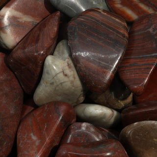 Dolomite Red Tumbled Stones    from Stonebridge Imports