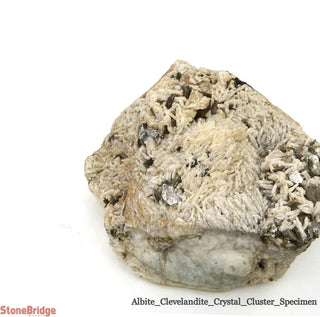 Albite Stone Specimen Cleavelandite U#4 - 16"    from Stonebridge Imports