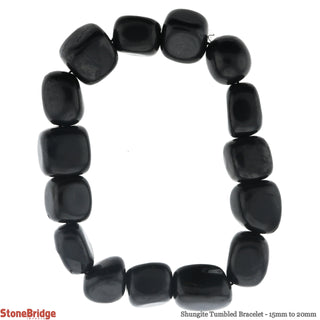 Shungite Tumbled Bracelets    from Stonebridge Imports