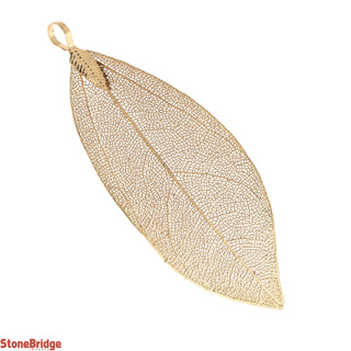Electroplated Jewelry Leaves - Type #1 - Golden Leaf    from Stonebridge Imports