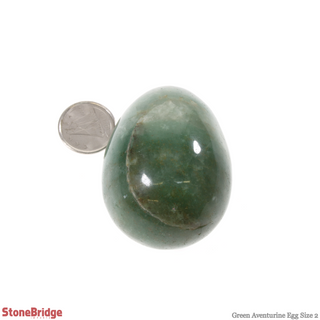 Green Aventurine Egg #2    from Stonebridge Imports