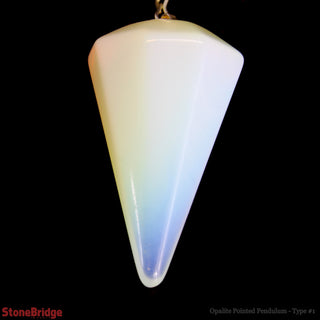 Opalite Pendulum 6 Facets & Ring    from Stonebridge Imports