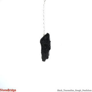 Black Tourmaline Rough Pendulum    from Stonebridge Imports