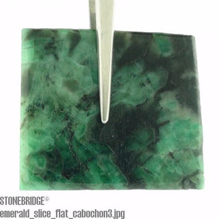 Emerald #5 Cabochon Rectangle    from Stonebridge Imports
