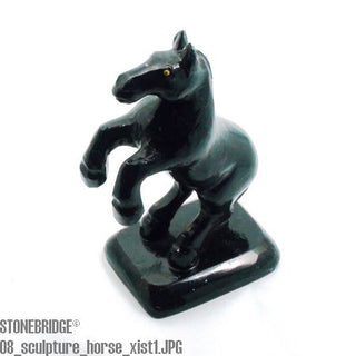 Carving Xist Horse Prancing #08    from Stonebridge Imports
