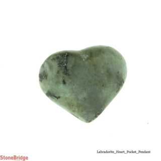 Labradorite Puffy Heart # 1 - 15 to 24G    from Stonebridge Imports