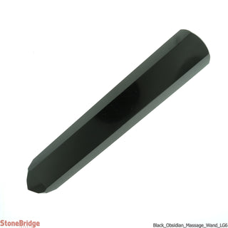 Obsidian Pointed Massage Wand - Large #2 - 3 1/2" to 4 1/2"    from Stonebridge Imports