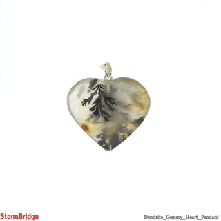 Dendrite Gemmy Heart Pendant - 3/4" to 1 1/4"    from Stonebridge Imports