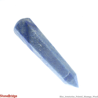 Blue Aventurine Pointed Massage Wand - Jumbo #3 - 5 1/2" to 7"    from Stonebridge Imports