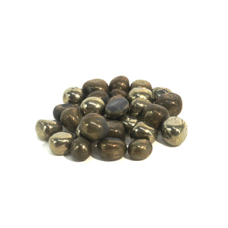 Pyrite Iron Matrix Tumbled Stones - India Small   from Stonebridge Imports
