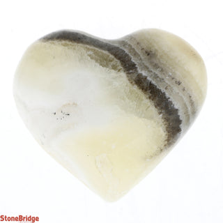 Zebra Onyx Heart #2 - 25 to 49g    from Stonebridge Imports
