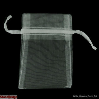 White Organza Pouches - Pack of 5    from Stonebridge Imports
