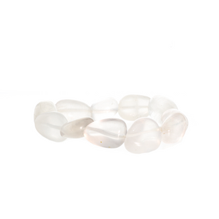 Milky Quartz Tumbled Bracelets    from Stonebridge Imports