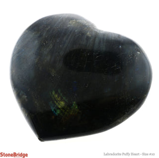 Labradorite Puffy Heart #10 - 350g to 399g    from Stonebridge Imports