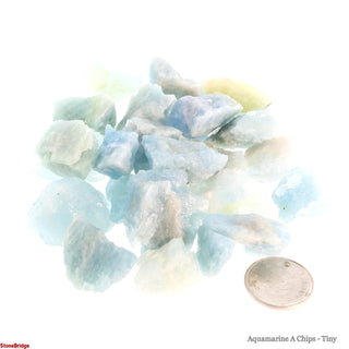 Aquamarine AA Chips - Tiny    from Stonebridge Imports