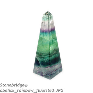 Rainbow Fluorite Obelisk    from Stonebridge Imports