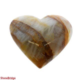 Golden Healer Heart #4 - 1 3/4" to 2 3/4"    from Stonebridge Imports