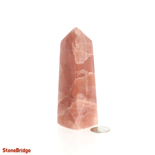 Calcite Rose Obelisk #4 Tall    from Stonebridge Imports