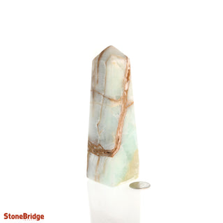 Blue Calcite Obelisk #6 Tall    from Stonebridge Imports