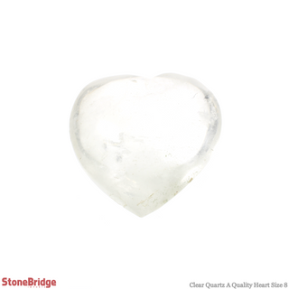Clear Quartz A Heart #8    from Stonebridge Imports