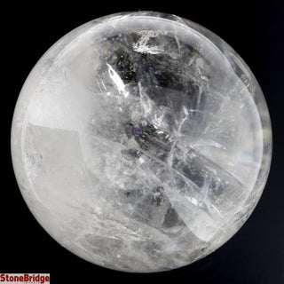 Clear Quartz A Sphere - Small #4 - 2 1/2"    from Stonebridge Imports