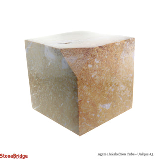 Ocean Jasper Hexahedron Cube U#3 - 89mm    from Stonebridge Imports