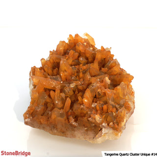 Tangerine Quartz Cluster U#14 - 7 3/4"    from Stonebridge Imports