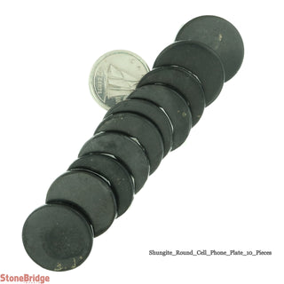 Shungite Cell Plate Round - 10 Pack    from Stonebridge Imports