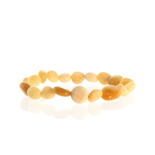 Jade Honey Tumbled Bracelets    from Stonebridge Imports