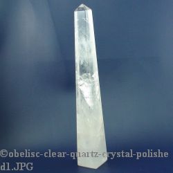 Clear Quartz Crystal Obelisk #3 - 4" to 5"    from Stonebridge Imports