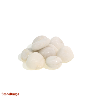 White Agate Tumbled Stones - India Large   from Stonebridge Imports