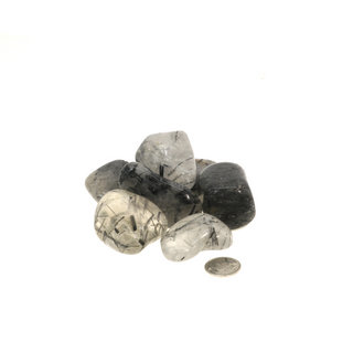 Tourmalinated Quartz Tumbled Stones    from Stonebridge Imports