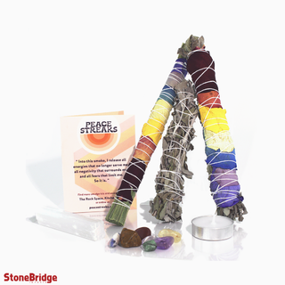 Peace Streaks - Chakra Kit - Local, Organic    from Stonebridge Imports