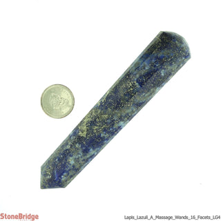 Lapis Lazuli A Pointed Massage Wand - Large #2 - 3 1/2" to 4 1/2"    from Stonebridge Imports