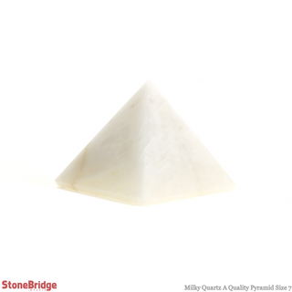 Milky Quartz A Pyramid LG2    from Stonebridge Imports