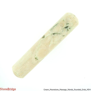 Moonstone Cream Rounded Massage Wand - Medium #2 - 3" to 4"    from Stonebridge Imports