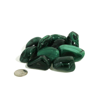 Malachite A Tumbled Stones    from Stonebridge Imports