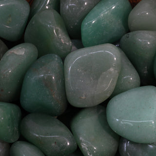 Green Aventurine Tumbled Stones - Brazil    from Stonebridge Imports