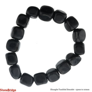 Shungite Tumbled Bracelets    from Stonebridge Imports