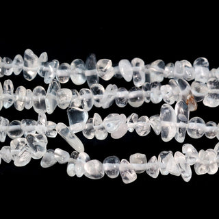 Clear Quartz Chip Strands - 3mm to 5mm    from Stonebridge Imports
