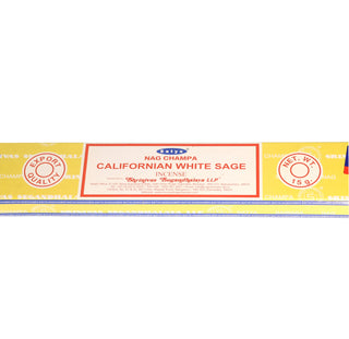 California White Sage Satya Incense Sticks - 10 Sticks    from Stonebridge Imports