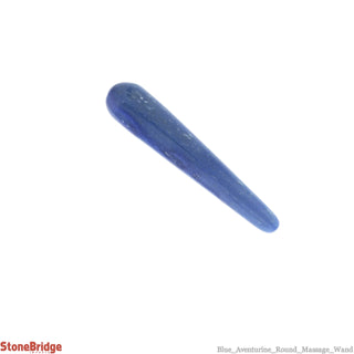 Blue Aventurine Rounded Massage Wand - Small #3 - 3 1/2" to 4 1/2"    from Stonebridge Imports