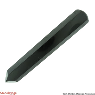 Obsidian Pointed Massage Wand - Extra Large #5 - 6"    from Stonebridge Imports
