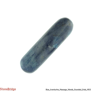 Blue Aventurine Rounded Massage Wand - Medium #3 - 3 1/2"    from Stonebridge Imports