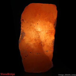 Selenite Orange Lamp - 8"    from Stonebridge Imports