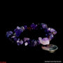 Amethyst Dark Chip Bracelet    from Stonebridge Imports